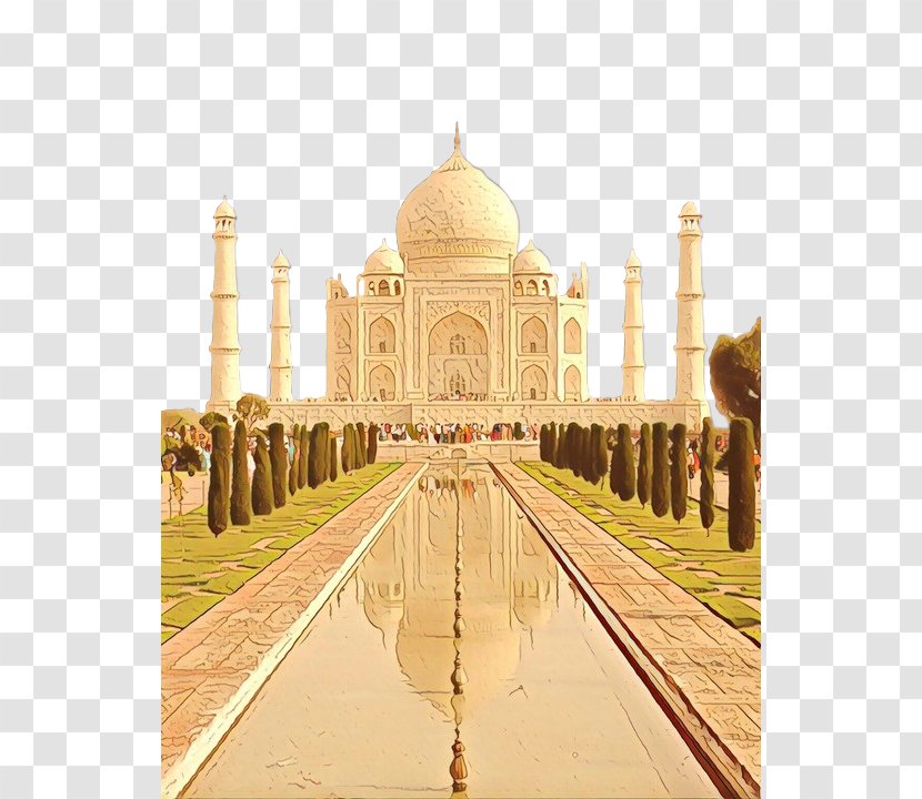 Black Taj Mahal Golden Triangle Mehtab Bagh Delhi - Tourism Transparent PNG