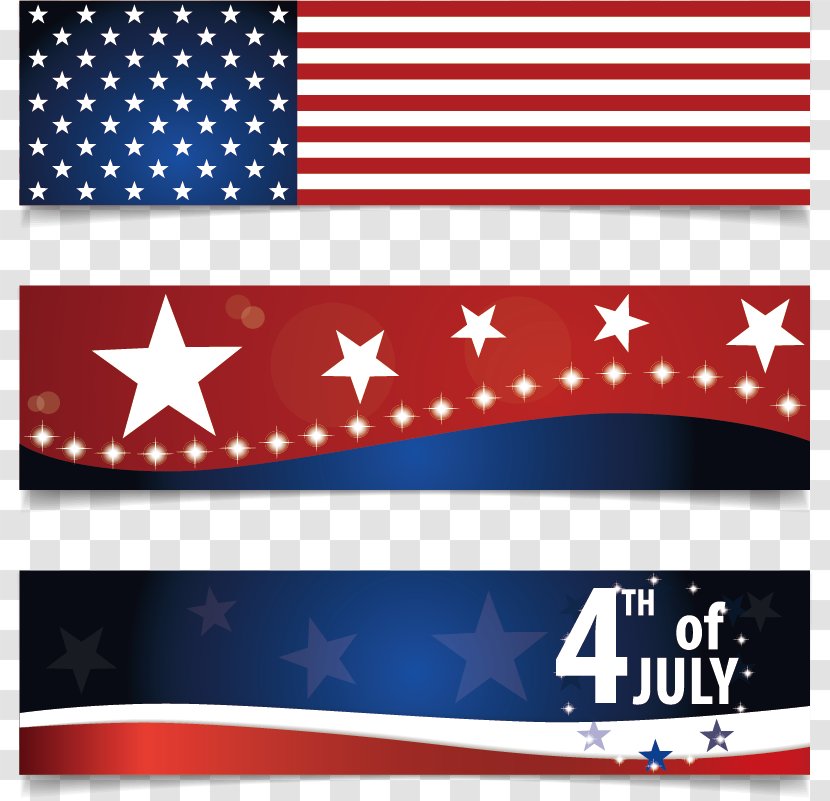 Flag Of The United States Clip Art - US Independence Day Creatives Transparent PNG