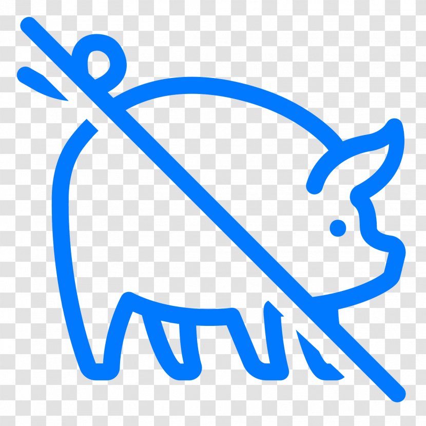 Pig Icon Design Download - Blue Transparent PNG
