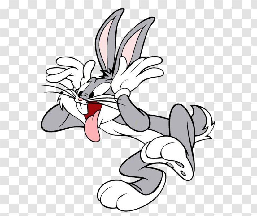 Bugs Bunny Daffy Duck Elmer Fudd Looney Tunes Clip Art - Silhouette - Rabbit Transparent PNG