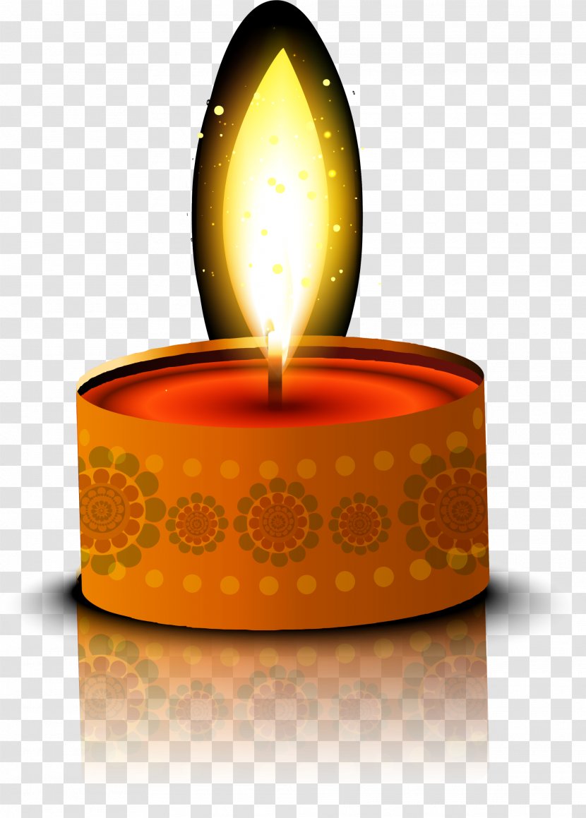 Candle Light Icon - Yellow - Simple Transparent PNG