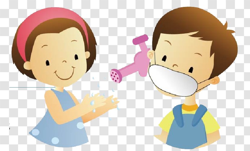 Child Disease Influenza Respirator - Watercolor Transparent PNG