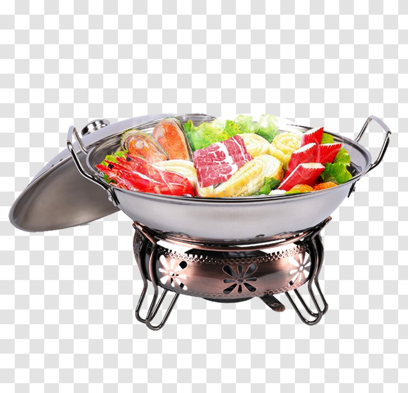 Hot Pot Furnace Shabu-shabu Stock Induction Cooking - Animal Source Foods - Alcohol Stove Griddle Transparent PNG