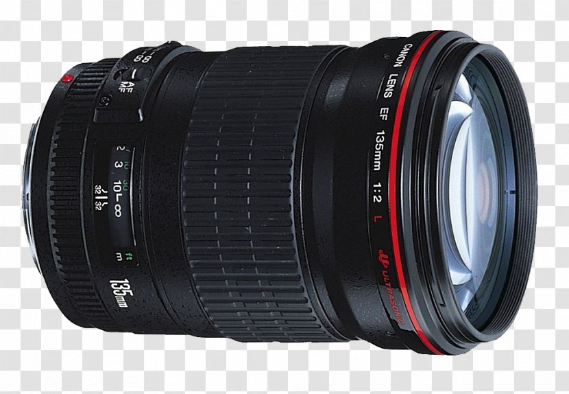 Canon EF Lens Mount EOS 135mm F/2 L USM Camera Transparent PNG