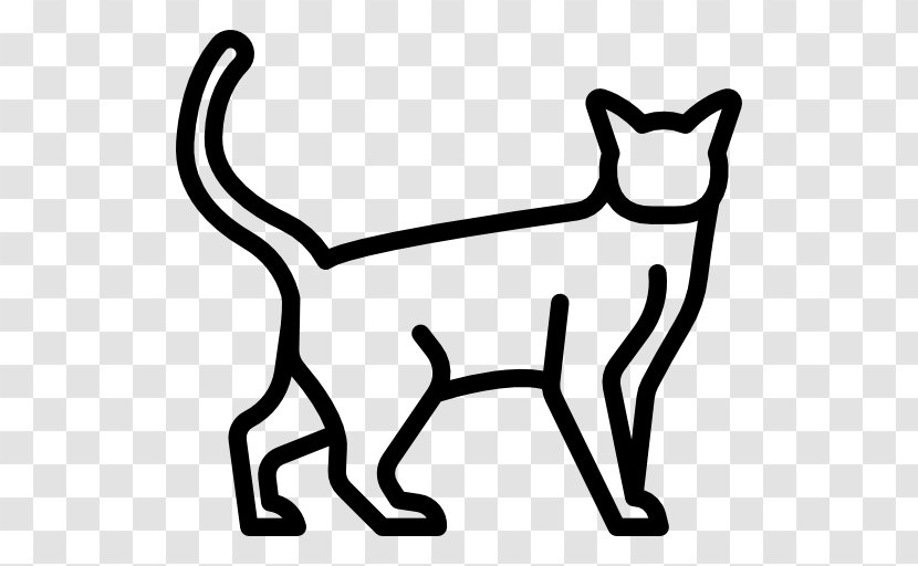 Snowshoe Cat Kitten Dog Breed - Monochrome Transparent PNG