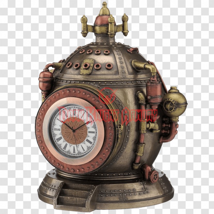 The Time Machine Steampunk Travel Clock Gift - Figurine Transparent PNG