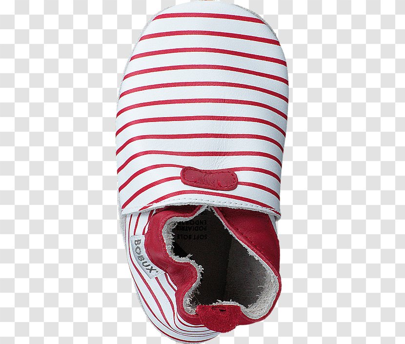 Flip-flops Baseball Shoe Headgear - Red And White Stripes Transparent PNG