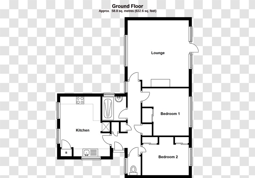 Floor Plan Paper White Line Transparent PNG