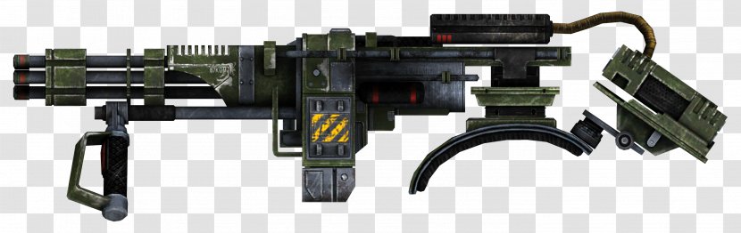 Fallout: New Vegas Fallout 4 Machine Gun Weapon Firearm - Recoil Transparent PNG