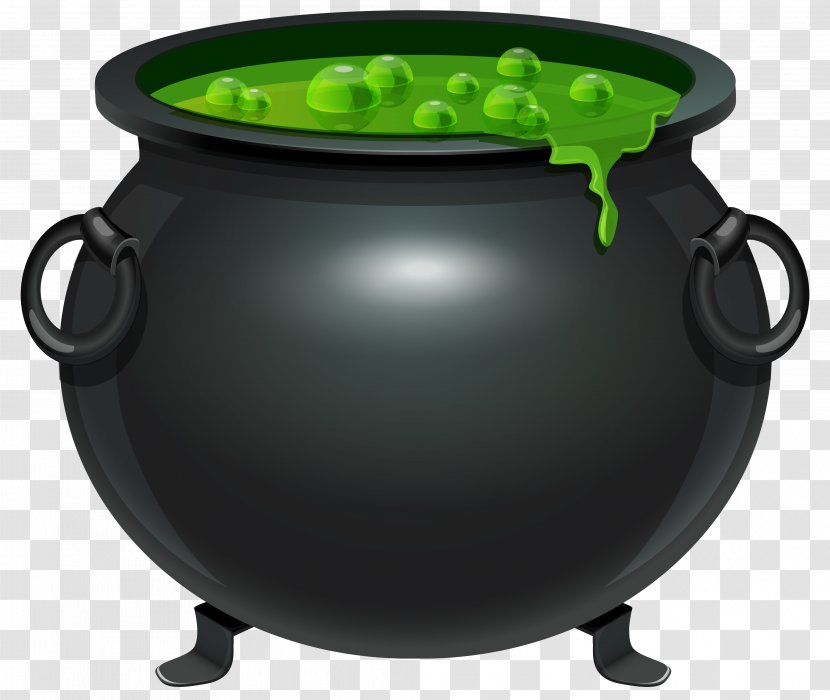Cauldron Witchcraft Halloween Clip Art - Potion - Black Clipart Image Transparent PNG