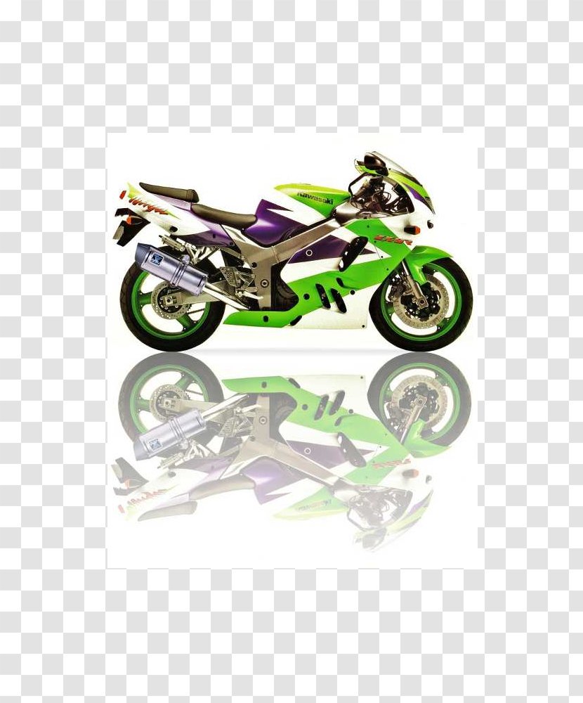 Yamaha YZF-R1 Exhaust System Kawasaki Ninja ZX-9R Motorcycle ZX-6R - Automotive Design Transparent PNG