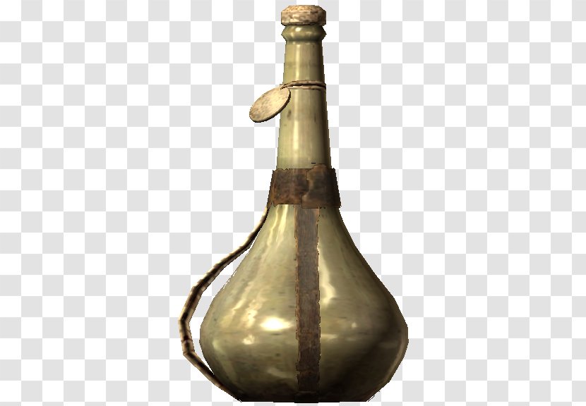 The Elder Scrolls V: Skyrim Potion Invisibility Glass Bottle Item - Drink - Barware Transparent PNG