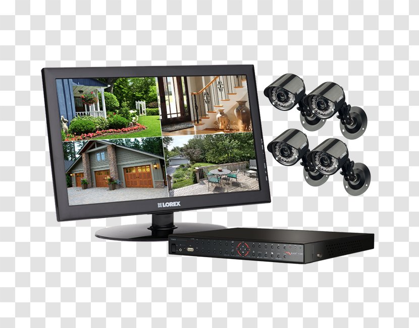 Closed-circuit Television Wireless Security Camera Alarms & Systems Home - Digital Video Recorders - Anti Theft Transparent PNG