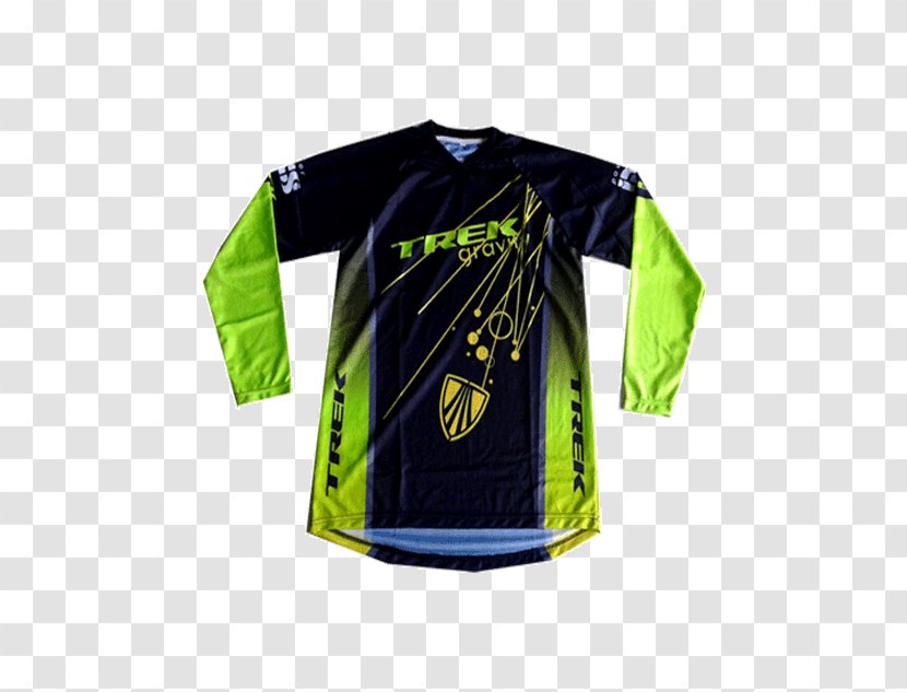 T-shirt Green Bicycle Mountain Bike Downhill Biking - Blue Transparent PNG