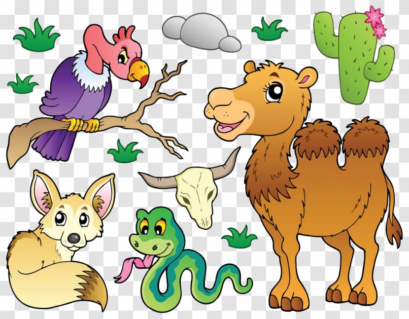 Camel Xerocole Desert Clip Art - Camels And Animals Speak Transparent PNG