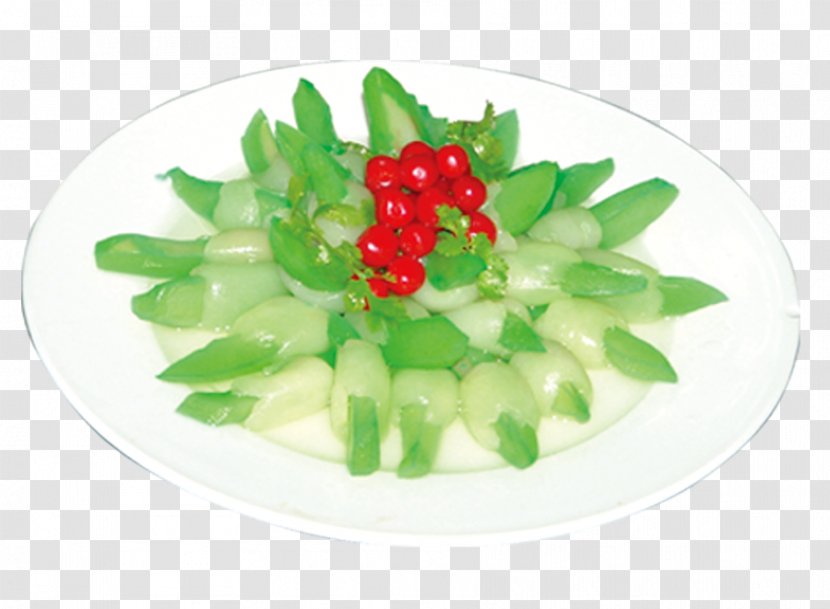 Plate Side Dish - Fried Melon Transparent PNG