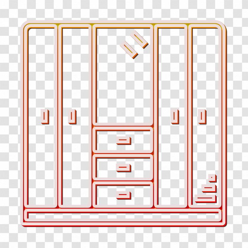 Home Equipment Icon Wardrobe Icon Cupboard Icon Transparent PNG
