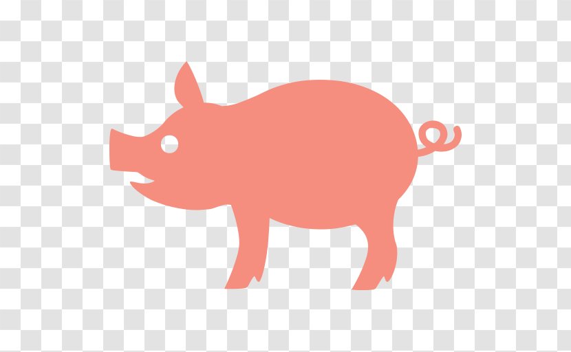 Pig Emoji Sticker Clip Art - Dog Like Mammal Transparent PNG
