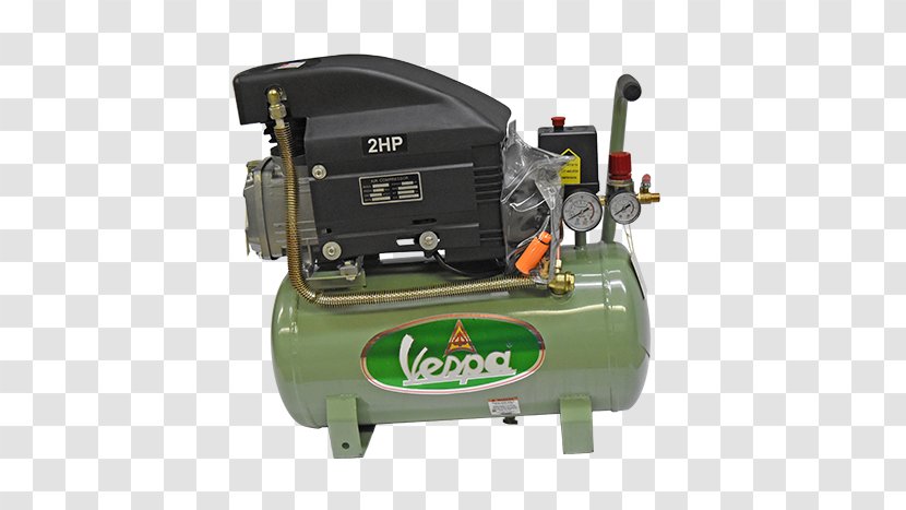 Compressor De Ar Vespa Electric Motor Machine - Tool - Gold Couple Transparent PNG