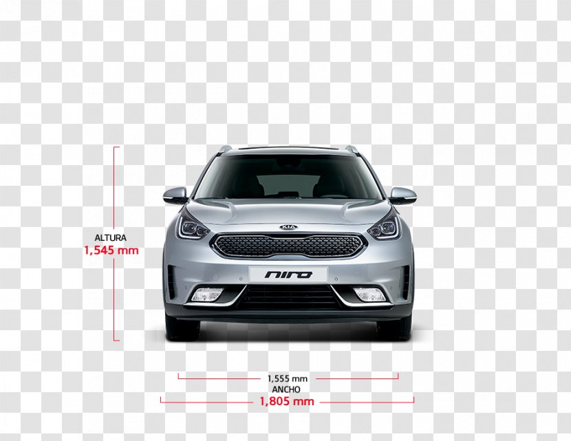 2017 Kia Niro Bumper Motors Car Sport Utility Vehicle - Hardware Transparent PNG