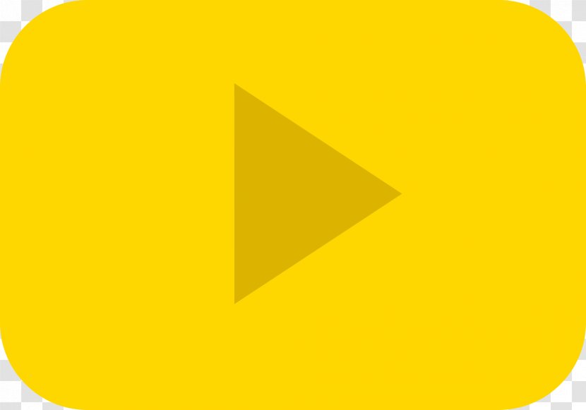 Brand Yellow Font - YouTube Play Button Pic Transparent PNG