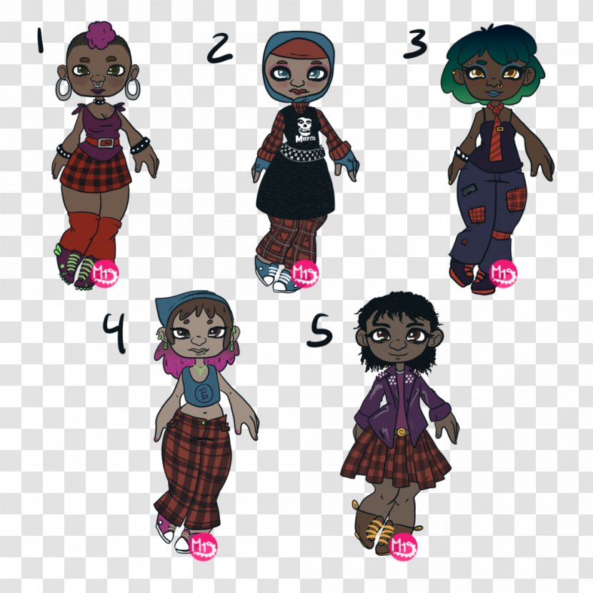 Character Doll Toddler Fiction Animated Cartoon - Red Plaid Transparent PNG