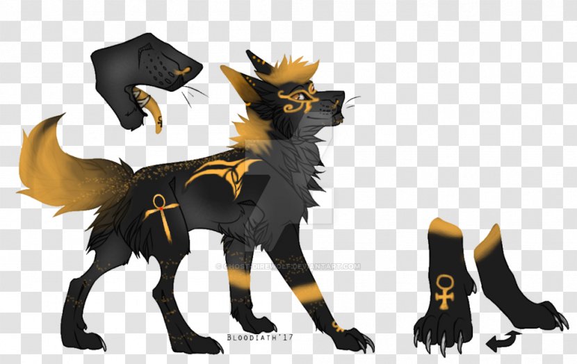 Gray Wolf Dire Carnivora Horse Art - Carnivoran - Anubis Transparent PNG