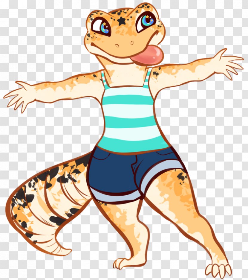 Clothing Human Behavior Character Clip Art - Male - Leopard Gecko Transparent PNG