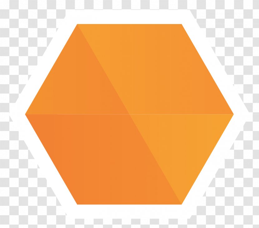 Hexagon Clip Art - Orange - Angle Transparent PNG