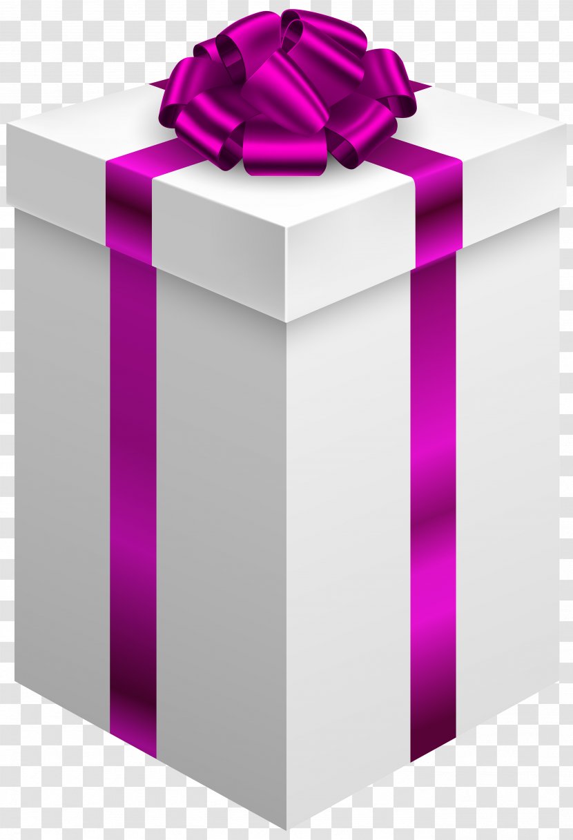 Gift Decorative Box Clip Art - Violet - Giftbox Transparent PNG