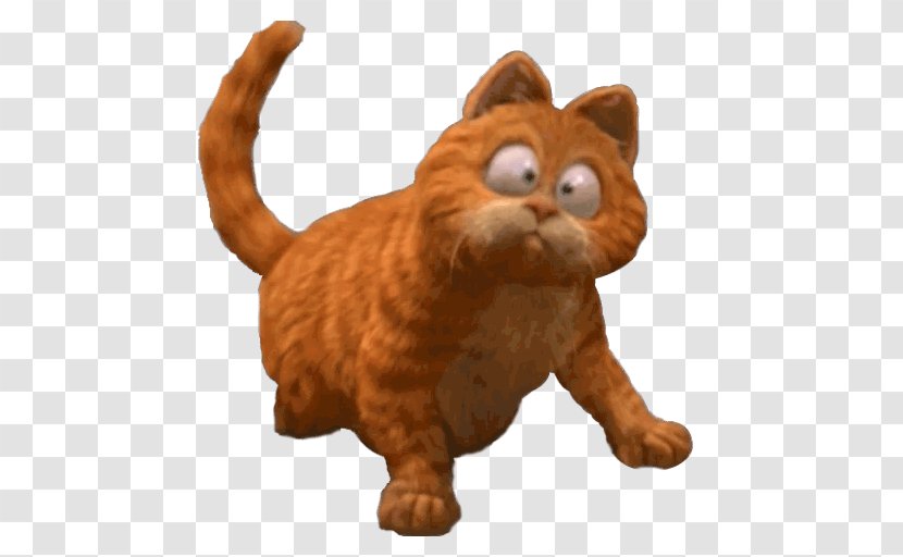 Whiskers Cat Telegram Garfield Sticker - Fur Transparent PNG