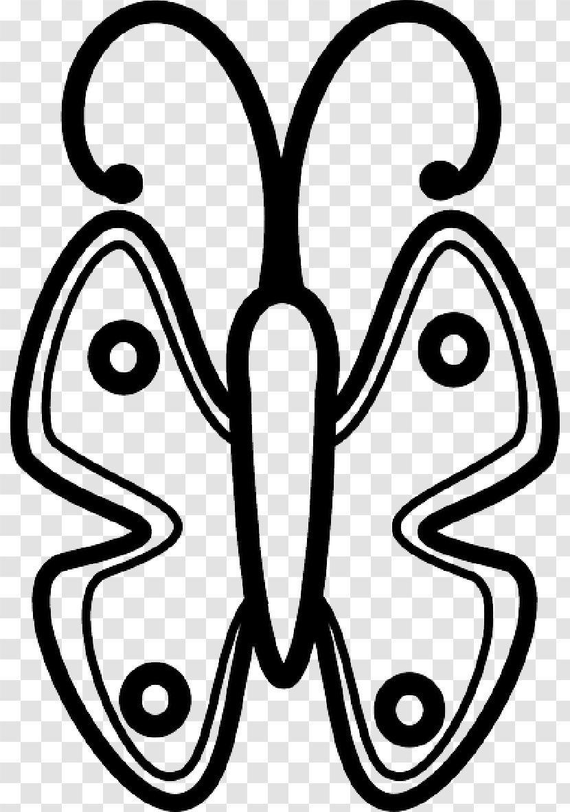 Butterfly Clip Art Vector Graphics Coloring Book - Moth - Insect Transparent PNG