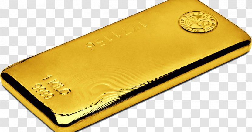 Gold Bar Perth Mint Bullion - Metal Transparent PNG