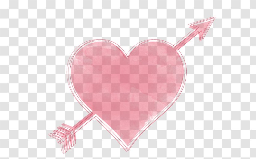 Heart Valentine's Day Gift February 14 - Cricut - Watercolor Transparent PNG