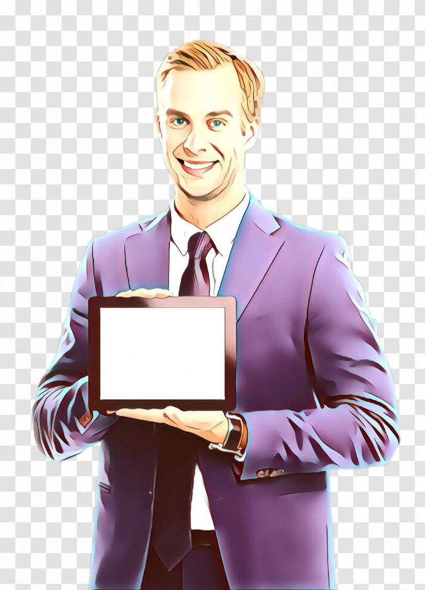White-collar Worker Businessperson Technology Gadget Smile - Job - Business Tablet Computer Transparent PNG