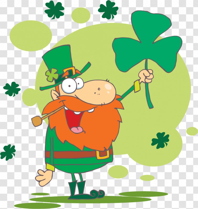 Leprechaun Vector Graphics Shamrock Royalty-free Saint Patrick's Day - Area - Geography Lesson Plans Clouds Transparent PNG