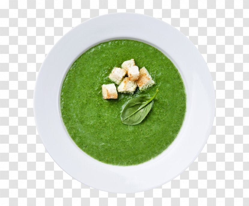 Spinach Soup Leaf Vegetable Recipe Transparent PNG