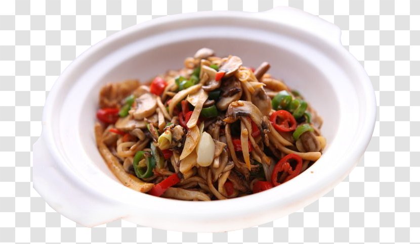 Chow Mein Spaghetti Alla Puttanesca Yakisoba Fried Noodles Lo - Cuisine - Sand Nest Fry Bacteria Transparent PNG