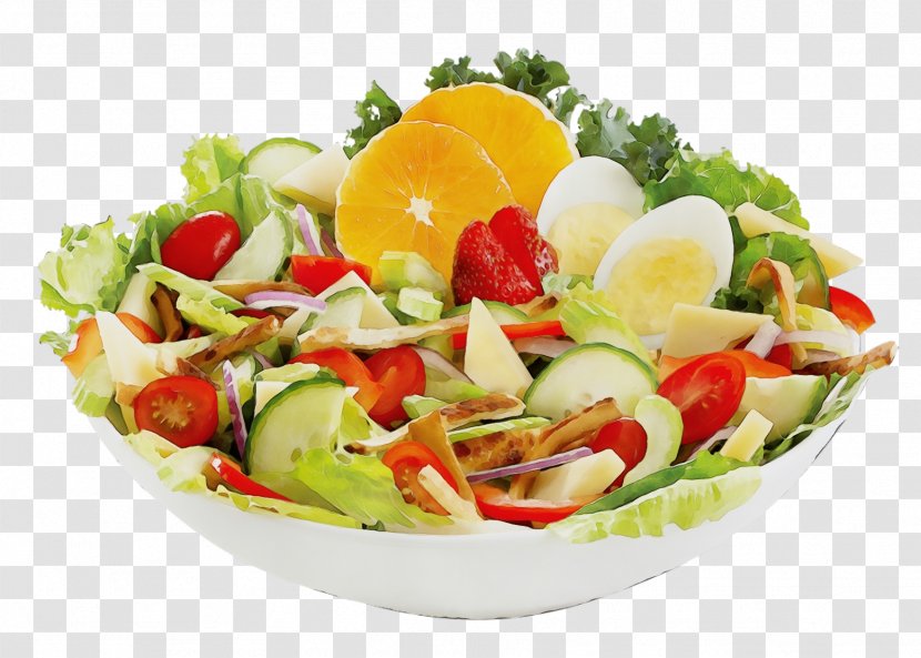 Watercolor Garden - Food - Cherry Tomatoes Israeli Salad Transparent PNG