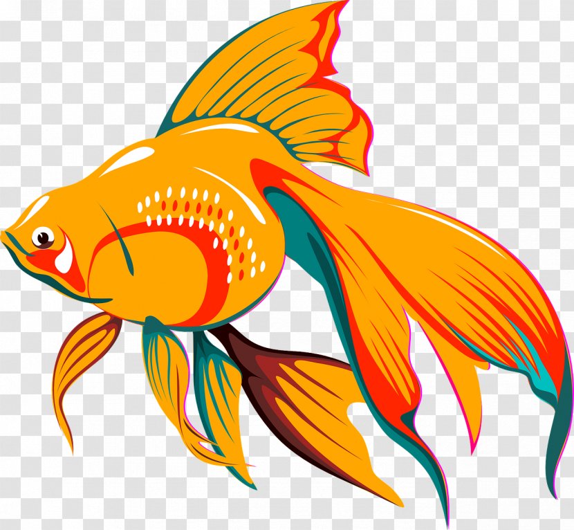 Goldfish Clip Art - Bony Fish Transparent PNG