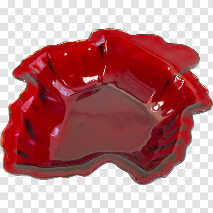 Sugar Glass Anchor Hocking Bowl Cranberry - Dessert - Dish Transparent PNG