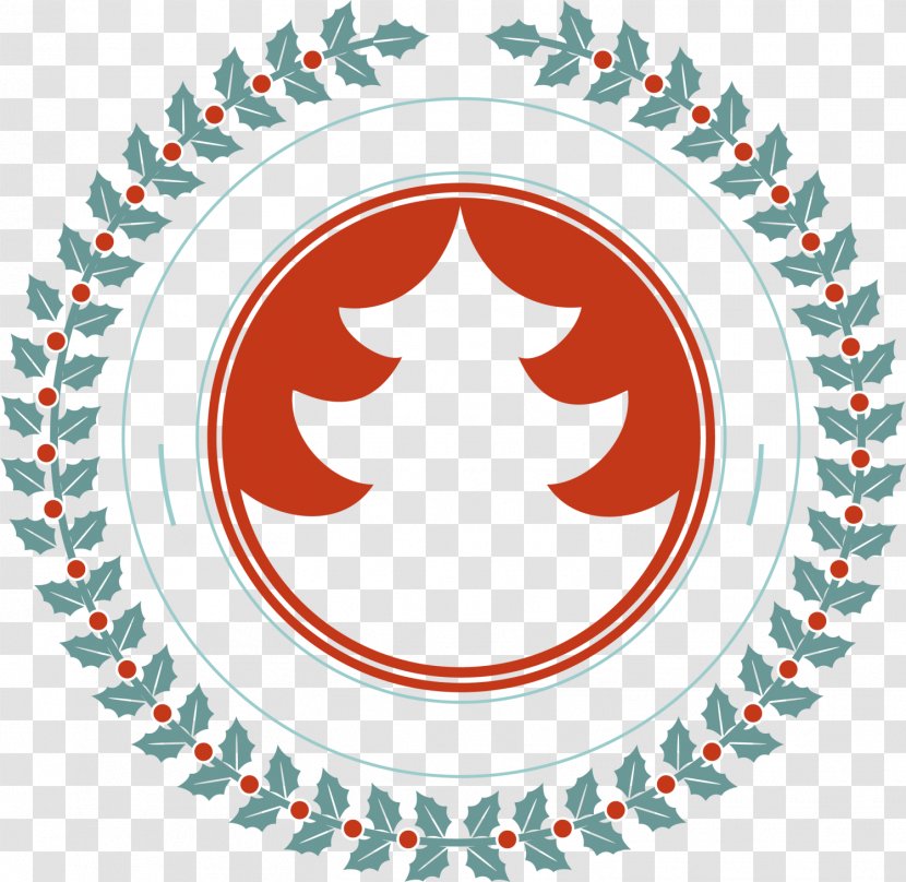 University Of Maine Student Higher Education College Academic Degree - Red Christmas Tree Badge Transparent PNG