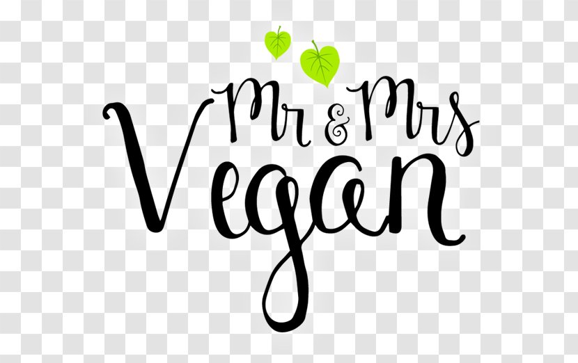 Mrs. Mr. Food Veganism - Black And White - Mr Mrs Transparent PNG