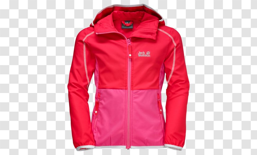 Hoodie Polar Fleece Softshell Jacket Red - Goretex Transparent PNG