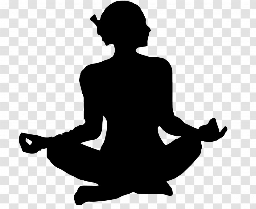 Lotus Position Yoga Asento Clip Art - Meditation - Zen Outline Transparent PNG