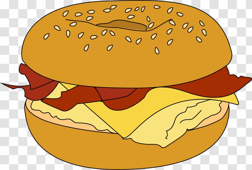 Cheeseburger Hamburger Bagel Veggie Burger Hot Dog - Cuisine Transparent PNG