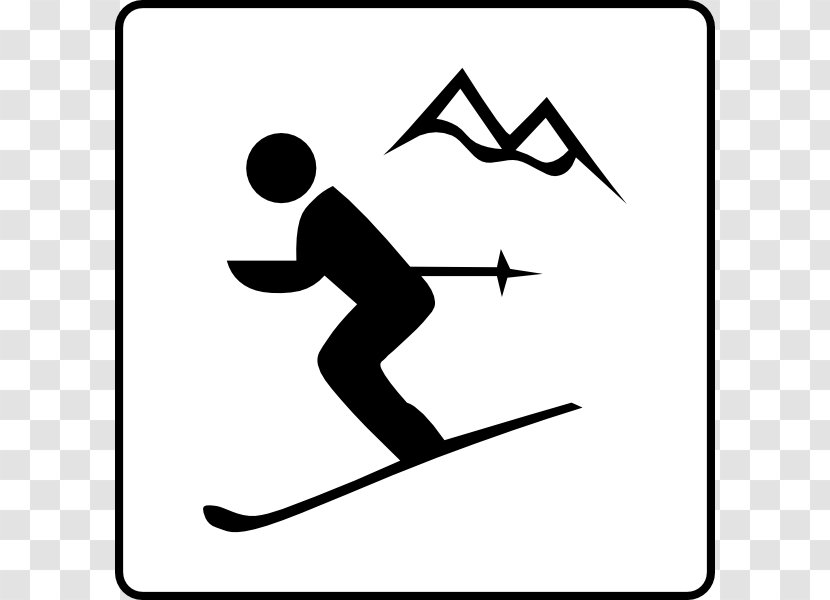 Alpine Skiing Clip Art - Winter Sport - Skis Clipart Transparent PNG