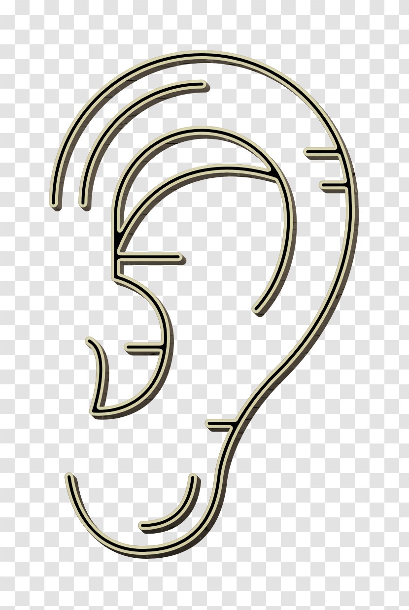 Human Ear Icon Human Body Parts Icon Listen Icon Transparent PNG