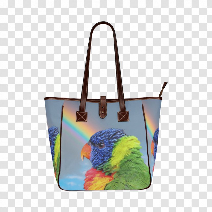 Tote Bag Artificial Leather Drawstring - Electric Blue - Lories And Lorikeets Transparent PNG