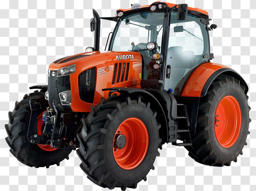 Tractor Agricultural Machinery Agriculture Kubota Corporation Hydraulic Drive System - Tire Transparent PNG